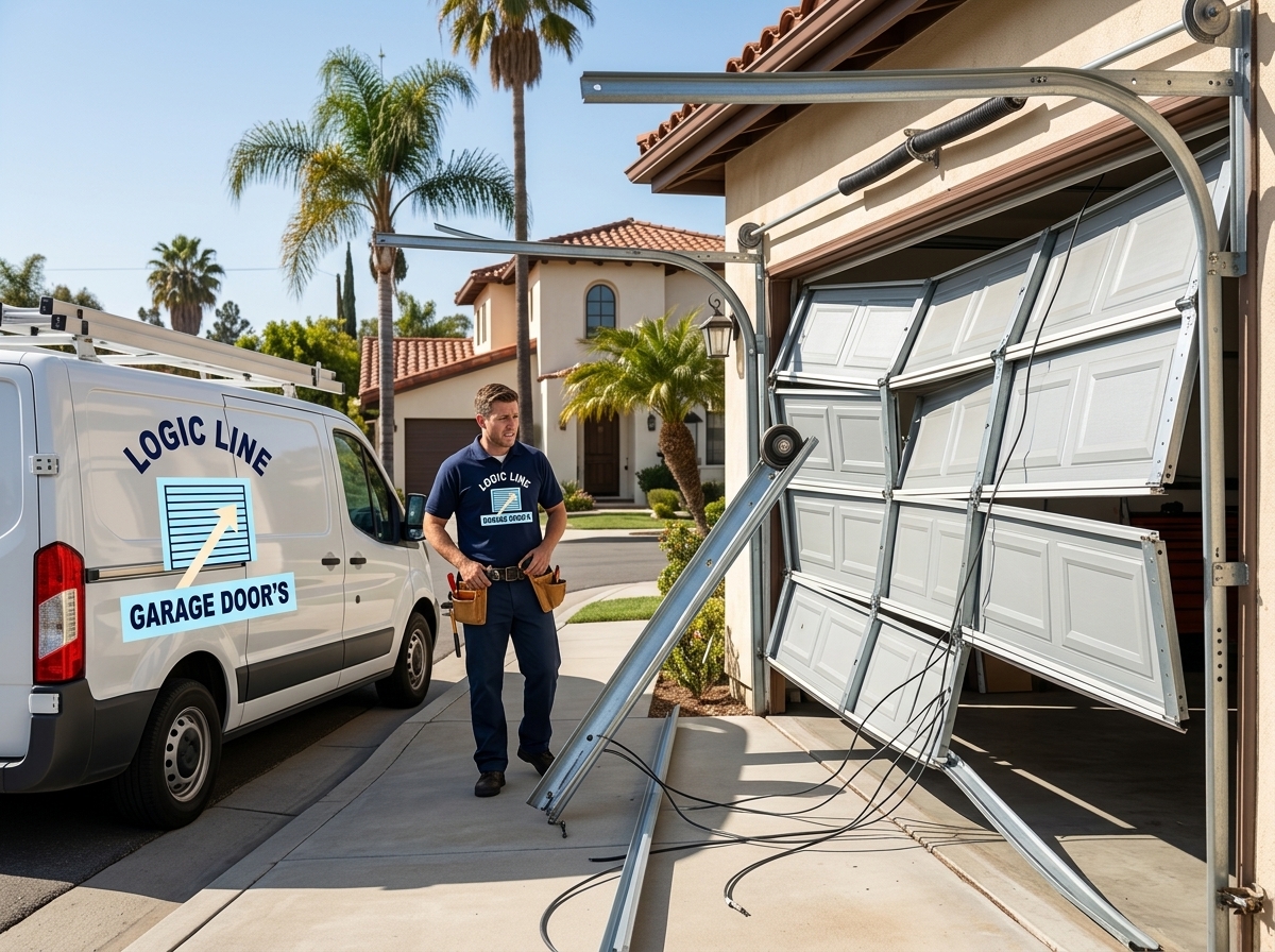 Off Track Garage Door Repair in Los Angeles