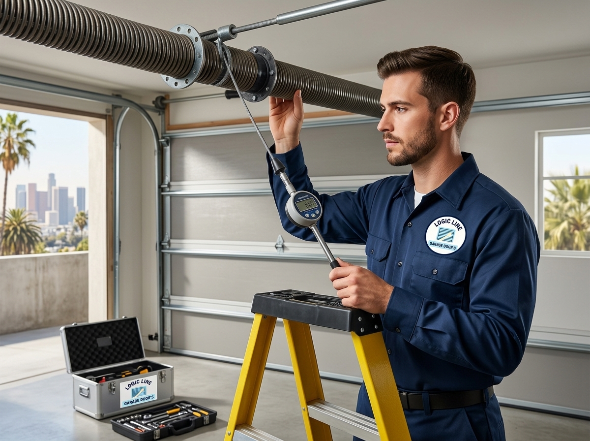 Garage Door Safety Check in Los Angeles